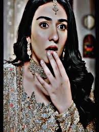 Sara Red Farshi Shalwar in Sher Drama