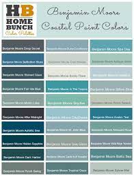 Teal, in particular, really speaks to me. Coastal Paint Colors By Benjamin Moore Popular Paint Colors Coastal Paint Colors Coastal Paint