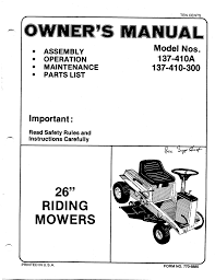 This model has more than one variation. Mtd 137 410 300 Lawn Mower User Manual Manualzz