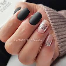 The nails are coffin shaped and are painted in a grey shade. 35 Classy Nails Designs To Fall In Love Naildesignsjournal Com Chic Nail Art Classy Nail Designs Classy Nails