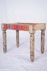 Clearance Sale Wooden Hand Made Chair With Cotton Weaving Seat Indian Design Siam Sawadee