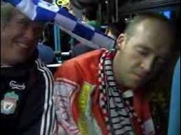 Sleeping Liverpool Fan Gets Woken Up By Chelsea Flag