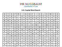 · the least populated state in the us is wyoming. Mr Nussbaum Geography United States And World Capitals Activities