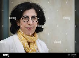 Paris, France. 30th Aug, 2023. French Minister of Culture of Rima  Abdul-Malak exits the Elysee Palace at the end of the Council of Ministers  in Paris, France,
