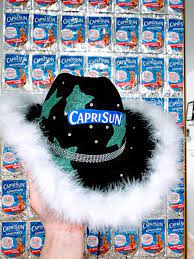 Caprisun Cowgirl Hat Cowgirl Hats Cowgirl Costume Diy Custom Cowboy Hats