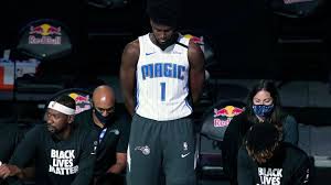Though they only lasted one round and chuma okeke comes to orlando via the 16th pick in the nba draft. Jonathan Isaac Orlando Magic Forward First Nba Player Not To Kneel During Anthem Nba News Sky Sports