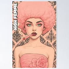 Pink Cannabis Posters for Sale