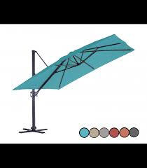 Découvrez notre gamme de parasols alice's garden carrés, rectangulaires, ronds mâts droit ou déporté. Grand Parasol De 3x4 M Rotation 360 Toile Impermeable Decome Store