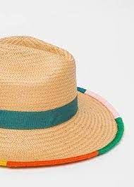 Paul Smith Women S Artist Stripe Border Plaited Hat Hats Hat Designs Women