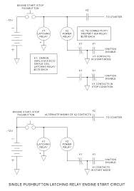 Many impulse relays are made up of a magnetic latch relay and a solid state steering circuit that, upon application of power, determines which position the relay is. Single Pushbutton Latching Relay Engine Start Circuit