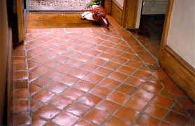 terracotta floor, tile floor