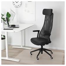 Jarvfjallet Drehstuhl Mit Armlehnen Glose Schwarz Ikea Osterreich Office Chair Ikea Office Chair Chair