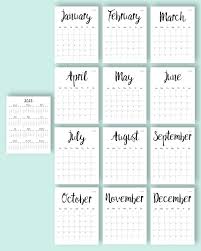 Printable Calendar 2021 2022 Desk Calendar Pdf Download Etsy Calendar Printables Monthly Calendar Printable Printable Calendar 2020