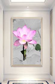 Chinese Style Ink Lotus Porch Decoration Painting Customization Decors 3d Models Psd Free Download Pikbest Calligraphy Design Sign Design Custom Decor