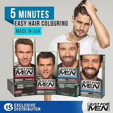 just for menexclusive singapore distributor just for men shampoo in hair colour and beard range made in us