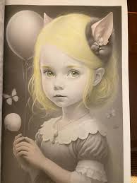 Really happy with her coloring…. But her earssss…. And face are soooo  lopsided🥲🥲🥲