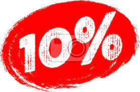 10 Prozent Angebot Button Wandsticker Online Shop Eindringling Jetzt Myloview De