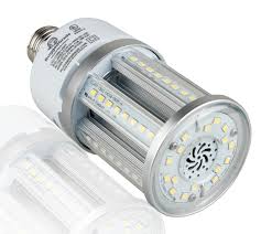 19 Watt Led Corn Light Bulb Standard E26 Base 4kv Surge 2400 Lumens Aries Series 5000k Replacement For 50 Watt Hps Or Metal Halide