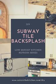 Subway tile has provided that simple, classic bright white timeless look throughout kitchens and bathrooms for years. Diy Subway Tile Backsplash Catz In The Kitchen