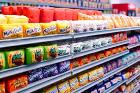 This Artist Spent A Year Sewing 31 000 Products For Her All Felt Grocery Sparrow Art Handmade Felt Things Organized Neatly