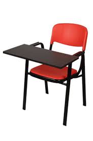 My current chair is cushioned and over the three years i've had it it's become just filled with dust and crap. F 10 Fiber Seat Back Study Chair Training Chair Student Chair With Writing Pad Study Chair With Writing Pad Writing Chair Stduy Chair With Pad Pragati Industries Mumbai Id 14355929473