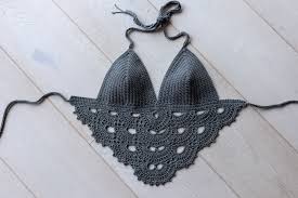 Free crochet crop top pattern. The Staycation Crochet Top Boho Crocheted Bra Pattern The Snugglery