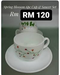 Hidangan bukan untuk pengsan hati: Set Cawan Dan Piring Cawan Tiada Kedai Pinggan Mangkuk Facebook