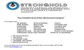 This policy bundles property insurance and general liability insurance under one plan. Stronghold Insurance Company Cdgb Posts Facebook