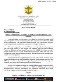 Memaparkan kekuatan angkatan tentera malaysia dalam menjaga keamanan dan kedaulatan negara walaupun terpaksa. Kenyataan Media Markas Angkatan Tentera Tentera Laut Diraja Malaysia Facebook