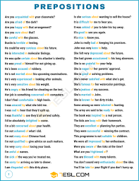 Here are some helpful examples of common prepositions and their different meanings. Prepositions A Complete Grammar Guide With Preposition Examples 7esl English Phrases Learn English Words Learn English