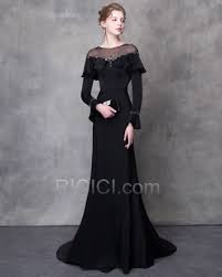 Inondati da paillettes o da colori e fantasie sofisticate, con dettagli ricercati e inserti in pizzo, nel mondo degli abiti da sera regna la bellezza. Lungo Nero Modesti Abiti Cerimonia Tubino Tulle Eleganti Abiti Da Sera Affidabili 24720180422 Ricici Com