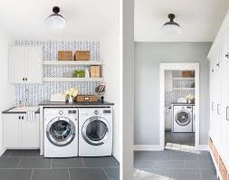 Work a laundry room into an awkward space Modern Laundry Rooms That Will Make Laundry More Fun