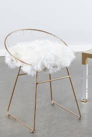 T058fur Kylie Sheepskin Chair Minimalist Bedroom Design Modern Minimalist Bedroom Minimalist Furniture Design Shop wayfair for the best rose gold vanity chair. pinterest