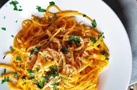 Parmesan Butternut Squash Noodles Butternut Squash Noodle Squash Noodles Recipes Butternut Squash Recipes