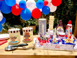 Memorial Day Party Memorial Day Fancy Sprinkles Ice Cream Sunday Bar