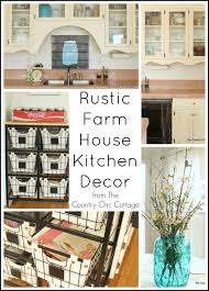 rustic farmhouse kitchen decor the