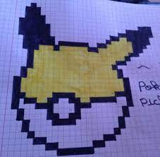 pixel art pikachu facile : +31 Idées et designs pour vous inspirer en  images | Pixel art pikachu, Pixel art pokemon, Pixel art
