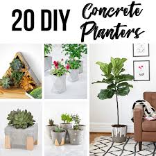 Use them as planters or toss your keys or spare change into them. 20 Clever Diy Concrete Planters The Handyman S Daughter