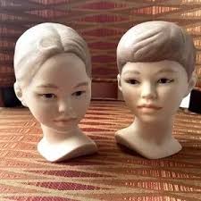 Vintage Carol & Bill Henke ceramic children’s busts