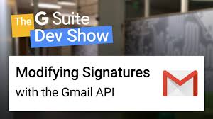 However, you still can get your free google apps account for single user. Modifying Email Signatures With The Gmail Api Youtube
