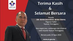 Permohonan bagi skim bantuan persediaan awal sebelum meneruskan pengajian bagi mengelak beban kewangan yang dihadapi pelajar. Terima Kasih Dan Selamat Bersara Kepada Yayasan Terengganu Facebook