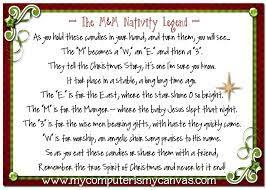 That means if you click and buy, i may receive a small commission. M M Nativity Legend Recipe And Printable My Computer Is My Canvas