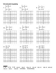 How do you find b when you have slope and no graph? Holt Algebra 6 1a Solving Systems By Graphing Y Mx B Worksheet Doc Pdf