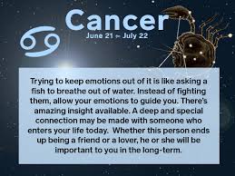 Today's cancer horoscope for june 11, 2021 today. Your Weekly Horoscope July 18 24 2016 Chatelaine