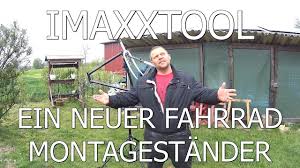 Imaxxtool Fahrrad Montagestander Reparaturstander Youtube