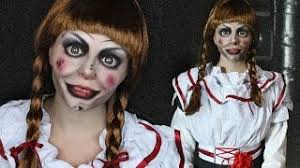 Übe für deinen armwurf und stelle dir jetzt schon dein selbstgemachtes kostüm zusammen, wenn du beim nächsten karneval aufsehen. Creepy Doll Makeup Tutorial Annabelle The Conjuring Youtube
