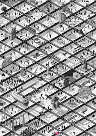 Adam Simpson Boundary Hotel Elevator Vs Oma Expo 89 France Architecture Illustration Paper Architecture Diagram Architecture