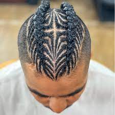 Fish Bone Braids Mens Braids Hairstyles Mohawk Styles Braided Hairstyles
