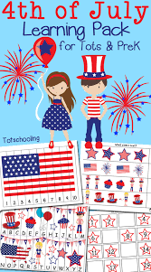 Being so, it demands to be celebrated in a special way. Free 4th Of July Learning Pack For Tots Prek Totschooling Toddler Preschool Kindergarten Educational Printables