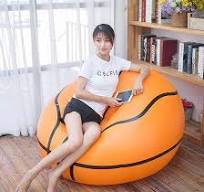 Foldable Sofa, Cartoon Style Inflatable Folding Chair, Ball ...